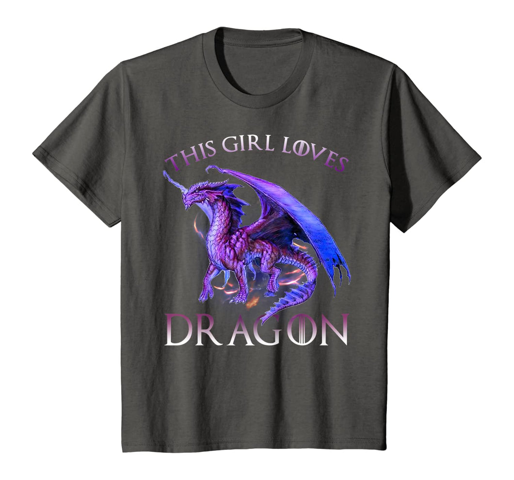 Funny shirts V-neck Tank top Hoodie sweatshirt usa uk au ca gifts for This Girl Loves Dragons - Dragon Clothing Cute Funny T-shirt T-Shirt 148365