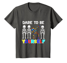 Load image into Gallery viewer, Sleketon Dabbing Autism Awareness Dare To Be Yourself Tshirt
