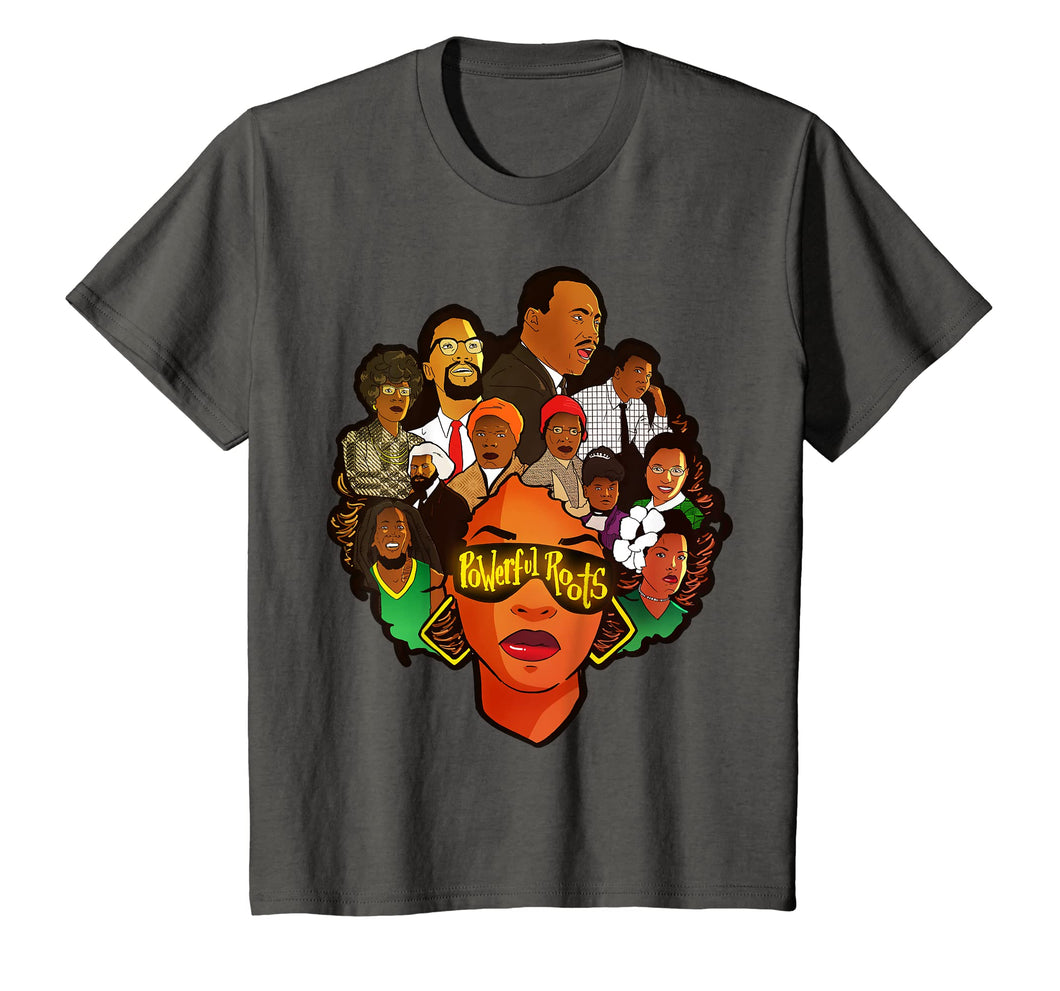 Powerful Roots Black History Month I Love My Roots T-shirt