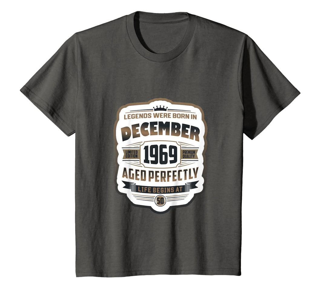 Vintage December Shirt 1969 Birthday Gift For 50 Yrs Old T-Shirt