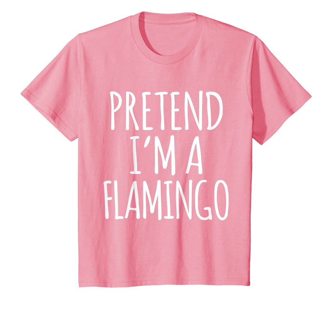Funny shirts V-neck Tank top Hoodie sweatshirt usa uk au ca gifts for Funny Lazy Halloween Costume Shirt - Pink Flamingo Dress Up 1243772