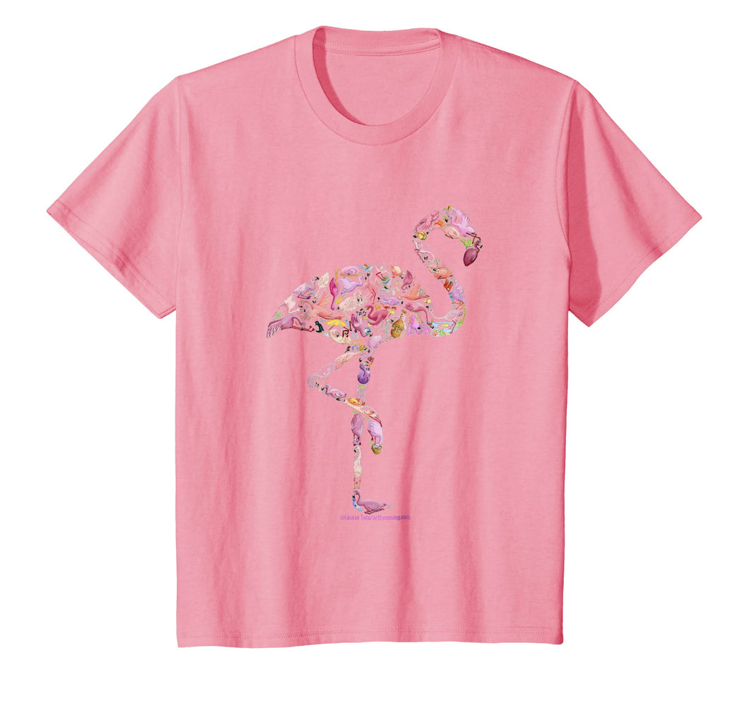 Pink Flamingo Shirt Womens, Girls. Perfect Gift.
