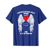 Load image into Gallery viewer, Funny shirts V-neck Tank top Hoodie sweatshirt usa uk au ca gifts for Husband Guardian Angel Shirt A Piece Of My Heart In Heaven 2028731
