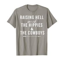 Load image into Gallery viewer, Raising Hell With The Hippies &amp; The Cowboys T-Shirt
