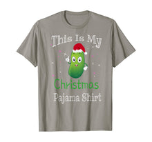 Load image into Gallery viewer, This Is My Christmas Pajama Shirt Pickle Cucumber Gifts T-Shirt
