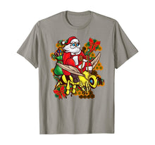 Load image into Gallery viewer, Funny shirts V-neck Tank top Hoodie sweatshirt usa uk au ca gifts for Funny Beekeeper Santa Riding Bee Christmas Beekeepeing Gifts T-Shirt 643012
