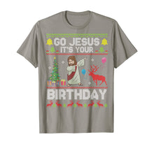 Load image into Gallery viewer, Funny shirts V-neck Tank top Hoodie sweatshirt usa uk au ca gifts for Dabbing With Tree Reindeer Snow Go Jesus It&#39;s Your Birthday T-Shirt 153450
