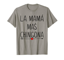Load image into Gallery viewer, Womens La Mama Mas Chingona Shirt Spanish Mom Gifts Shirts
