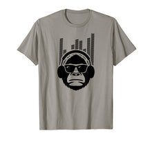 Load image into Gallery viewer, Solid Jammin Monkey Rockin Headphones Shades T-Shirt
