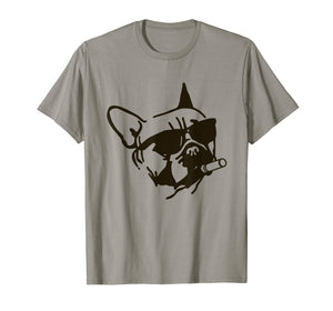 Funny shirts V-neck Tank top Hoodie sweatshirt usa uk au ca gifts for Dog Smoking Cigar Frenchie Dad French Bulldog Lovers Shirt 2324841