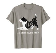 Load image into Gallery viewer, Funny shirts V-neck Tank top Hoodie sweatshirt usa uk au ca gifts for Love Is A Four Legged Word Border Collie Dog T Shirt 809604
