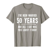 Load image into Gallery viewer, 50 Year Anniversary Gift 50th Wedding Married Funny T-Shirt
