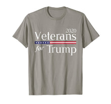 Load image into Gallery viewer, Veterans For Trump 2020 Shirt. Pro Trump Gop Shirt 833102

