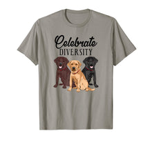 Load image into Gallery viewer, Funny shirts V-neck Tank top Hoodie sweatshirt usa uk au ca gifts for Funny Labrador Retriever Dog T-Shirt Celebrate Diversity 1883775
