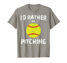 Load image into Gallery viewer, Softball Shirts For Girls Pitcher, I&#39;d Rather Be Pitching
