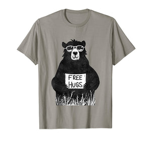 Funny shirts V-neck Tank top Hoodie sweatshirt usa uk au ca gifts for Free Hugs from Grizzly Bear T-Shirt 1052527