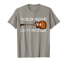 Load image into Gallery viewer, Funny shirts V-neck Tank top Hoodie sweatshirt usa uk au ca gifts for Worlds Okayest Lefty Guitarist Shirt Guitar Player Gift Idea 2599951
