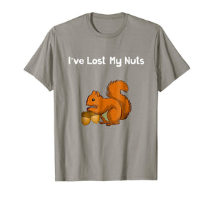 Funny shirts V-neck Tank top Hoodie sweatshirt usa uk au ca gifts for Funny Vasectomy Ive Lost My Nuts Squirrel Gift T-shirt 865397