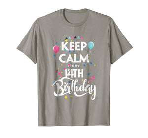 Funny shirts V-neck Tank top Hoodie sweatshirt usa uk au ca gifts for Keep Calm It's My 14Th Birthday T-Shirt 14 Years Old Shirt 871302