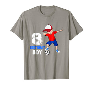 Funny shirts V-neck Tank top Hoodie sweatshirt usa uk au ca gifts for 8 Year Old Birthday boy dabbing Soccer T-Shirt - 8th Gift 2056638