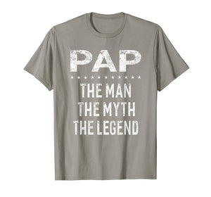 Funny shirts V-neck Tank top Hoodie sweatshirt usa uk au ca gifts for Pap The Man The Myth The Legend Grandpa Gift Men T-Shirt 1514845