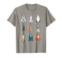 Load image into Gallery viewer, Types of Space Rockets Astronaut Gift Shirt for Kids, Boys
