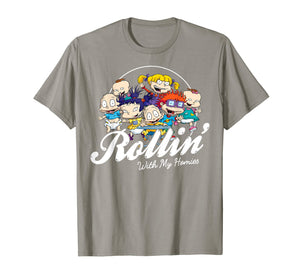 Funny shirts V-neck Tank top Hoodie sweatshirt usa uk au ca gifts for Rugrats Rollin With My Homies Baby Group Graphic T-Shirt 1946398