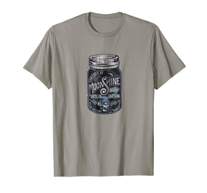 Funny shirts V-neck Tank top Hoodie sweatshirt usa uk au ca gifts for Moonshine Mason Jar T-Shirt. A Little White Lightning 2500585