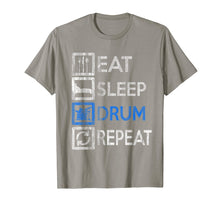 Load image into Gallery viewer, Funny shirts V-neck Tank top Hoodie sweatshirt usa uk au ca gifts for Vintage Drummer - Eat Sleep Drums Repeat - Drums T-Shirt 1808018
