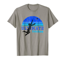 Load image into Gallery viewer, Funny shirts V-neck Tank top Hoodie sweatshirt usa uk au ca gifts for Ultimate Frisbee Shirt Sunset Blue Jumping Catch Distressed 2841022
