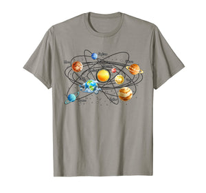 Funny shirts V-neck Tank top Hoodie sweatshirt usa uk au ca gifts for Solar System Chart Educational, Science T-Shirt Darks 2145088