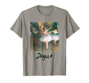 Funny shirts V-neck Tank top Hoodie sweatshirt usa uk au ca gifts for Two Dancers on a Stage by Edgar Degas, Ballet Art T-Shirt 2685487