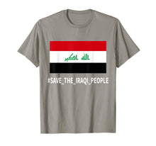 Load image into Gallery viewer, Support the protesters in Iraq Save the Iraqi People T-Shirt
