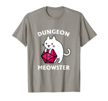 Load image into Gallery viewer, Dungeon Meowster Funny Nerdy Gamer Cat D20 RPG T-Shirt-737107
