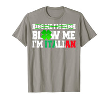 Load image into Gallery viewer, Kiss Me I&#39;m Irish Blow Me I&#39;m Italian St Patrick&#39;s Day Gifts TShirt442413
