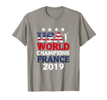 Load image into Gallery viewer, USA Women Soccer World Champions 2019 4 Stars Gift T-Shirt 132502
