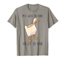 Load image into Gallery viewer, Mess With The Honk You Get The Bonk Funny Duck T-Shirt
