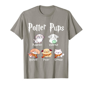Potter Pups Harry Pawter Cute Puppy Dogs T-Shirt