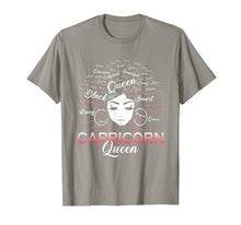 Load image into Gallery viewer, Black Women Capricorn Queen January Birthday T-Shirt-1070320
