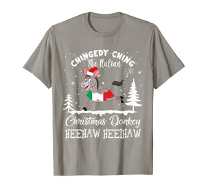 Dominick The Christmas Donkey-Italian Donkey Christmas Gifts T-Shirt-772579