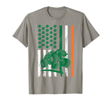 Load image into Gallery viewer, Irish American Flag Monster Truck St Patrick's Day Gift T-Shirt-4144668
