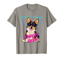 Load image into Gallery viewer, Corgis Rock - retro 80s corgi dog in sunglasses T-Shirt-4165953
