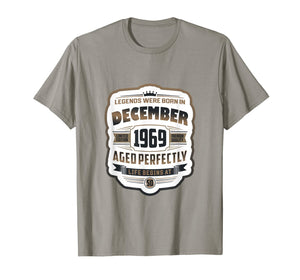 Vintage December Shirt 1969 Birthday Gift For 50 Yrs Old T-Shirt