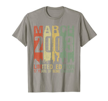 Load image into Gallery viewer, March 2003 Limited Edition Born 2003 17th Birthday Gifts T-Shirt-1136030
