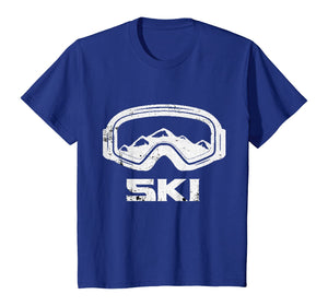 Skiing Snow Ski Skier Winter Sports Cool Gift Idea T-Shirt
