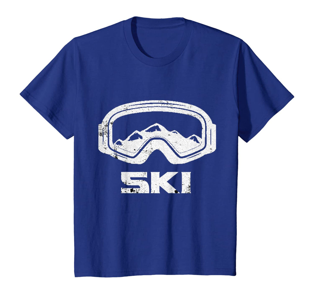 Skiing Snow Ski Skier Winter Sports Cool Gift Idea T-Shirt