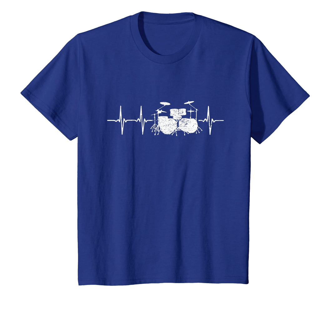 Drums Heartbeat T-Shirt For Drummers