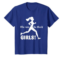 Load image into Gallery viewer, Funny shirts V-neck Tank top Hoodie sweatshirt usa uk au ca gifts for Who Runs The World... Girls Funny Shirt For Runner 3523960
