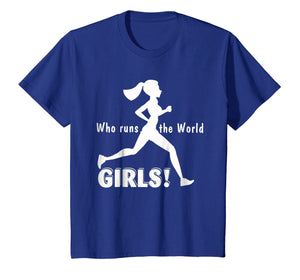 Funny shirts V-neck Tank top Hoodie sweatshirt usa uk au ca gifts for Who Runs The World... Girls Funny Shirt For Runner 3523960