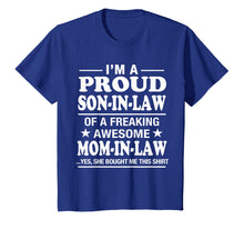 Load image into Gallery viewer, Funny shirts V-neck Tank top Hoodie sweatshirt usa uk au ca gifts for Proud Son In Law Of Awesome Mom In Law T-Shirt 1863636
